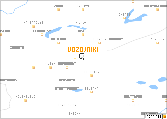 map of Vozovniki