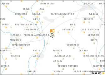 map of Vo