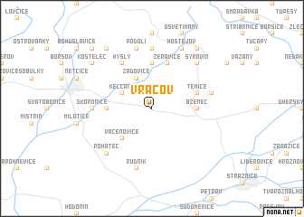 map of Vracov