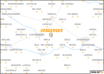 map of Vragender