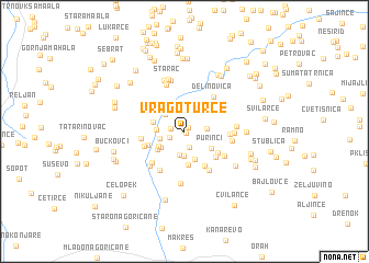 map of Vragoturce