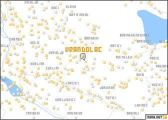 map of Vran Dolac