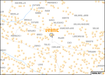map of Vranić