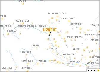 map of Vranić