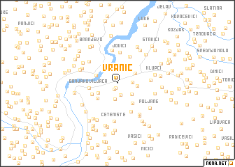 map of Vranić