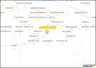 map of Vrani Kon