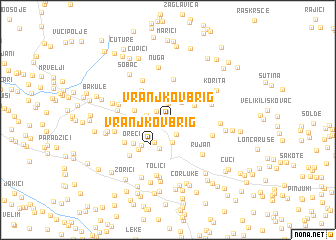 map of Vranjkov Brig