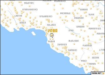 map of Vrba