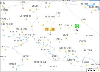 map of Vrbik