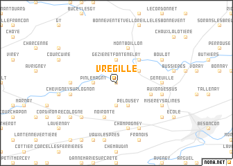 map of Vrégille