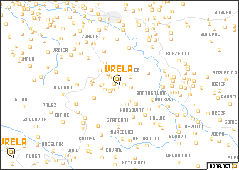 map of (( Vrela ))