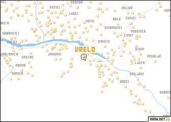map of Vrelo