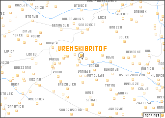 map of Vremski Britof