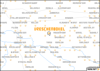 map of Vreschen-Bokel