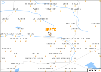 map of Vreta