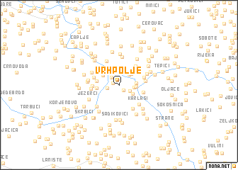 map of Vrhpolje