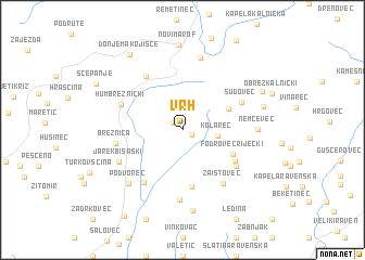map of Vrh