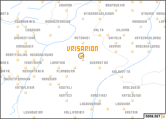 map of Vrisárion