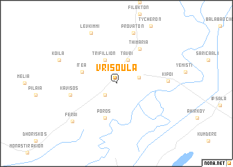 map of Vrisoúla