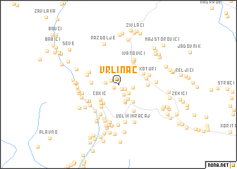 map of Vrlinac