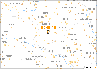 map of Vrmnica