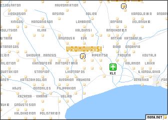 map of Vromóvrisi