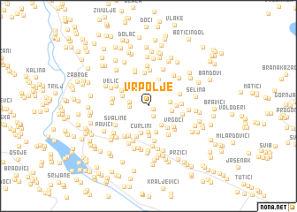 map of Vrpolje