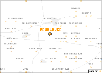 map of Vrublëvka