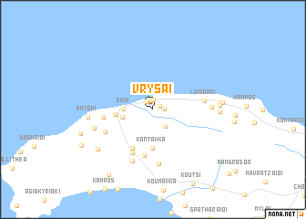 map of Vrýsai