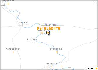 map of Vstavskaya