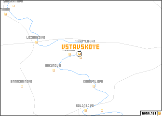 map of Vstavskoye
