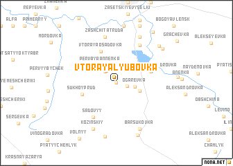 map of Vtoraya Lyubovka