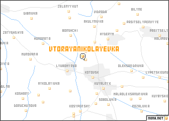 map of (( Vtoraya Nikolayevka ))
