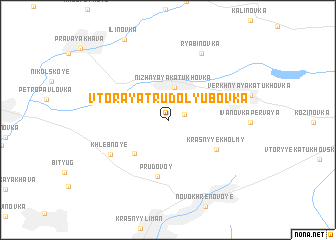 map of Vtoraya Trudolyubovka