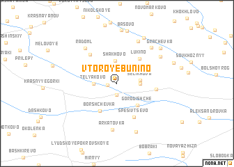 map of Vtoroye Bunino