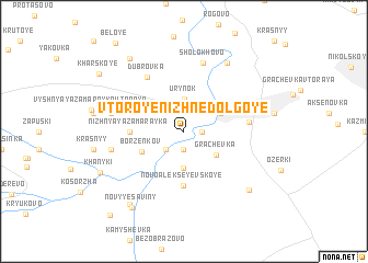 map of Vtoroye Nizhne-Dolgoye
