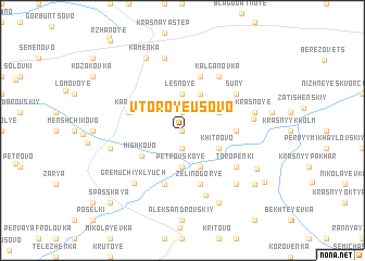 map of Vtoroye Usovo
