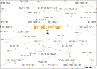 map of Vtoroye Yenino