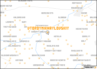 map of Vtoroy Mikhaylovskiy