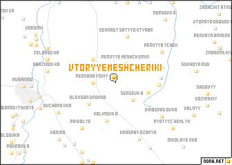 map of Vtoryye Meshcheriki