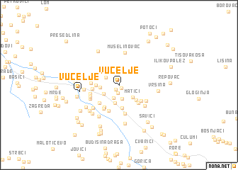 map of Vucelje