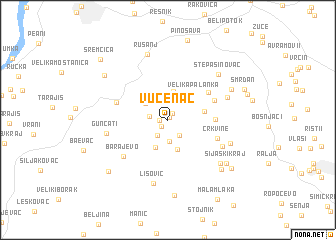 map of Vučenac