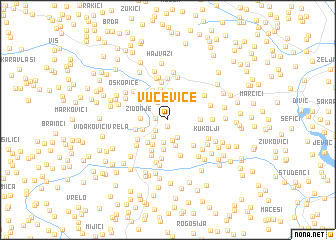 map of Vučevice