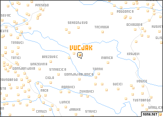 map of Vučjak