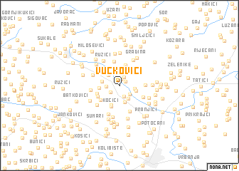 map of Vučkovići