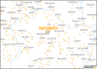 map of Vučkovići