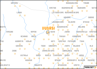 map of Vudasi