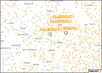 map of Vujanovići