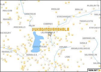 map of Vukadinova Mahala