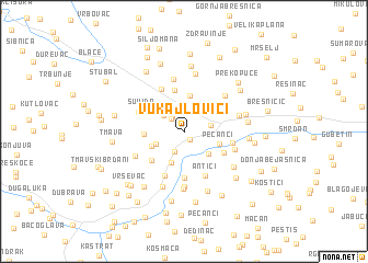 map of Vukajlovići